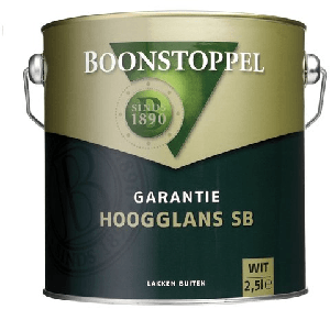 boonstoppel garantie hoogglans sb wit 2.5 ltr