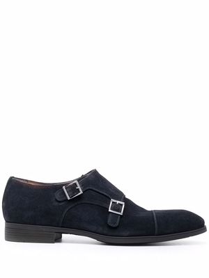 Santoni chaussures à double boucle - Bleu