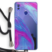 Zweverige regenboog: Honor Note 10 Transparant Hoesje met koord