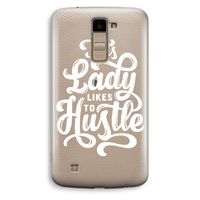 Hustle Lady: LG K10 (2016) Transparant Hoesje