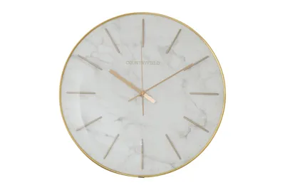 Wandklok ro Bellamy wit marmer