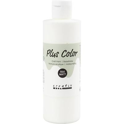 Plus Color acrylverf, off-white, 250 ml/ 1 fles