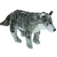 Pluche knuffel dieren Wolf van 28 cm - thumbnail