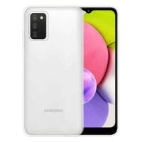 TPU Siliconen Hoesje Samsung Galaxy A03s Backcase Transparant - thumbnail