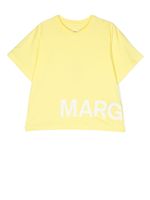 MM6 Maison Margiela Kids t-shirt en coton à logo imprimé - Jaune - thumbnail