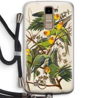Carolinaparkiet: LG K10 (2016) Transparant Hoesje met koord