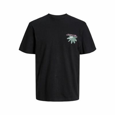 Shirt Jack & Jones tampa Back Zwart - Maat: 13-14 Jaar