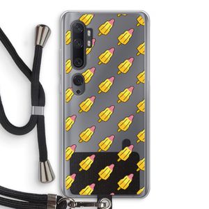 Waterijsjes: Xiaomi Mi Note 10 Transparant Hoesje met koord