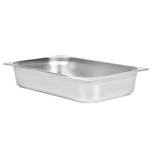 VidaXL Gastronormbakken 4 st gn 1/1 100 mm roestvrij staal