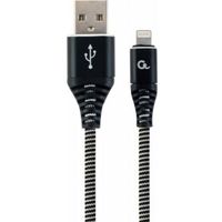 Gembird CC-USB2B-AMCM-1M-BW USB-kabel 2.0 USB A USB C Zwart, Wit