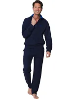 Pastunette tricot heren Huispak - Dark Blue - Katoen - S - Blauw - S - S - S