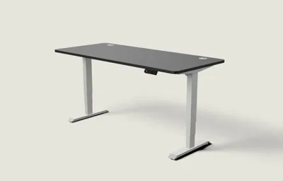 Desktronic HomePro bureau Grijs / Zwart / 180x80 cm
