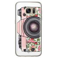 Samsung Galaxy S7 siliconen telefoonhoesje - Hippie camera