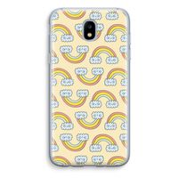 Regenboog: Samsung Galaxy J5 (2017) Transparant Hoesje