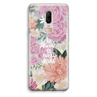 Kindness matters: OnePlus 6 Transparant Hoesje
