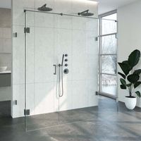 Douchecabine Compleet Just Creating Profielloos XL 80x200 cm Gunmetal Sanitop