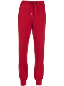 Barrie pantalon de jogging à lien de resserrage - Rouge