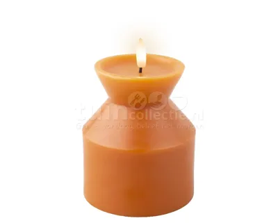 LED Kaars Oranje 14cm