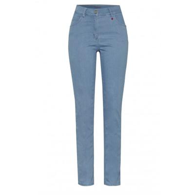 Toni | Relaxed - Blauw | Dames | Broek | Blauw | 38 | regular | Kamst mode