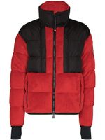 Moncler Grenoble doudoune à design d'empiècements - Rouge