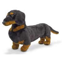 Pluche hond knuffel Teckel 40 cm   - - thumbnail