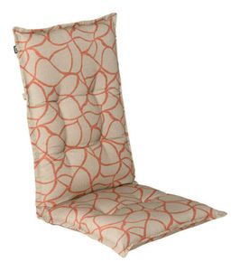 Hartman Tuinkussen 'Pearl' t.b.v. Tuinstoel hoge rug, kleur Oranje