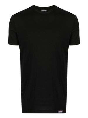 DSQUARED2 t-shirt en coton à col rond - Noir