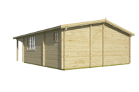 Blokhut - Tuinhuis Jackson | 70 mm | grijs geïmpregneerd