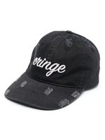 GCDS casquette Cringe à broderies - Noir