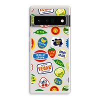 Fruitsticker: Google Pixel 6 Pro Transparant Hoesje