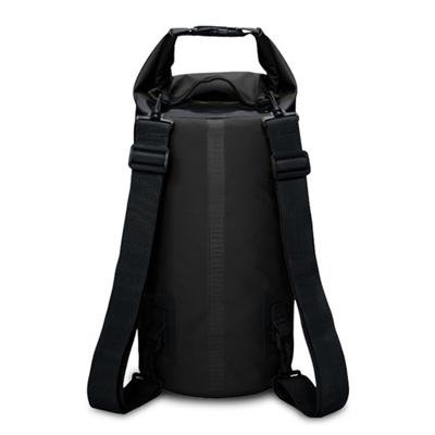 Buiten waterdichte droge dubbele schouderriem tas Dry Sack capaciteit: 5L (zwart)