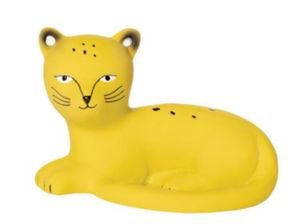 Manhattan Toy bijtring Luipaard junior 11,5 cm siliconen geel Manhattan Toy bijtring Luipaard junior 11,5 cm siliconen geel