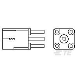 TE Connectivity TE AMP RF Coax Connectors 1757644-1 1 stuk(s) Package