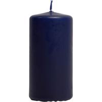 Creativ Company Kaarsen, h: 100 mm, d 50 mm, blauw, 6 stuk/ 1 doos