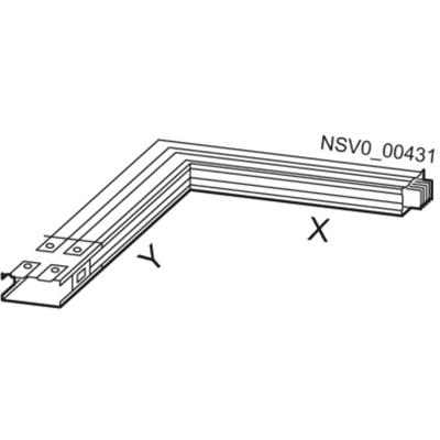 Siemens BVP:261896 Richtingsverandering Koper Lichtgrijs 699 mm² 1250 A 690 V/AC 1 stuk(s)