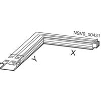 Siemens BVP:261896 Richtingsverandering Koper Lichtgrijs 699 mm² 1250 A 690 V/AC 1 stuk(s)