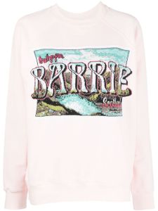 Barrie sweat en coton à imprimé graphique - Rose