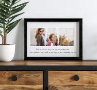 Bedankt mam poster met tekst
