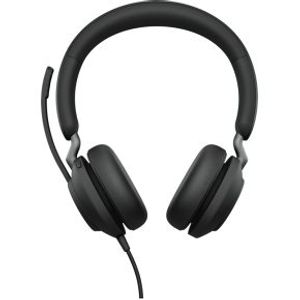 Jabra Evolve2 40 SE Headset Bedraad Hoofdband Oproepen/muziek USB Type-C Zwart