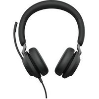 Jabra Evolve2 40 SE Headset Bedraad Hoofdband Oproepen/muziek USB Type-C Zwart