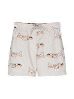 Mini Rodini short de bain à imprimé graphique - Gris