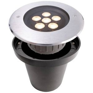 Deko Light HP I WW 730249 Vloerinbouwlamp LED vast ingebouwd LED F (A - G) 7.60 W Zilver