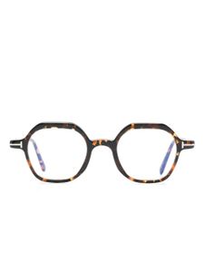 TOM FORD Eyewear lunettes de vue géométriques TF5900B - Marron