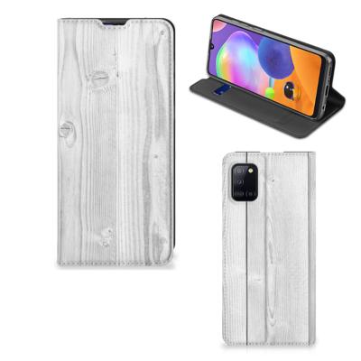 Samsung Galaxy A31 Book | Wallet Case | White Wood