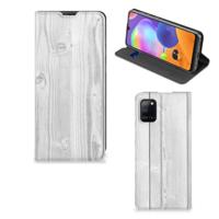 Samsung Galaxy A31 Book | Wallet Case | White Wood