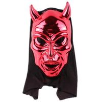 Metallic Devil Mask 17X30 cm - Nampook - thumbnail
