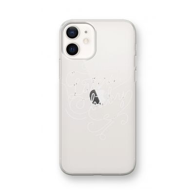 Laters, baby: iPhone 12 mini Transparant Hoesje