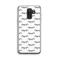 Wimpers: Samsung Galaxy J8 (2018) Transparant Hoesje