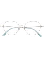 Jimmy Choo Eyewear lunettes de vue à monture ronde - Argent - thumbnail