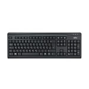 Fujitsu KB410 toetsenbord Universeel USB QWERTZ Duits Zwart